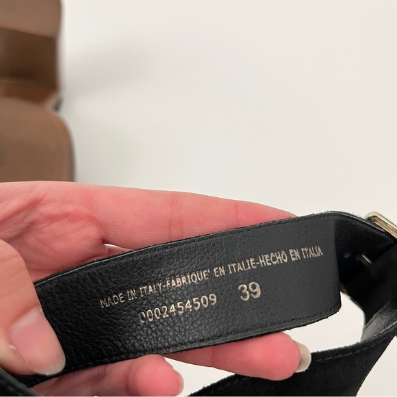 Free People Laney Suede Platform Block Heel Sandals - Picture 11 of 11